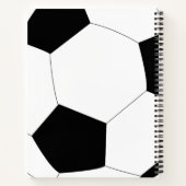 Voetbal Football op maat Notitieboek (Achterkant)