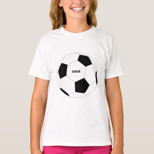 Voetbal Football op maat T-shirt (Voorkant)