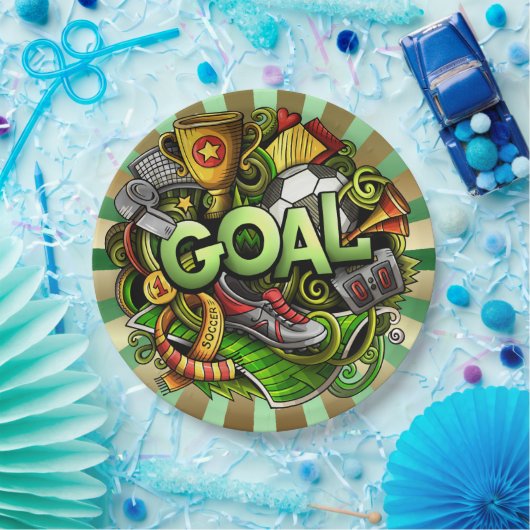 Voetbal - Football Paper Bord (Feest)