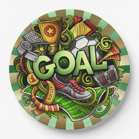 Voetbal - Football Paper Bord (Voorkant)