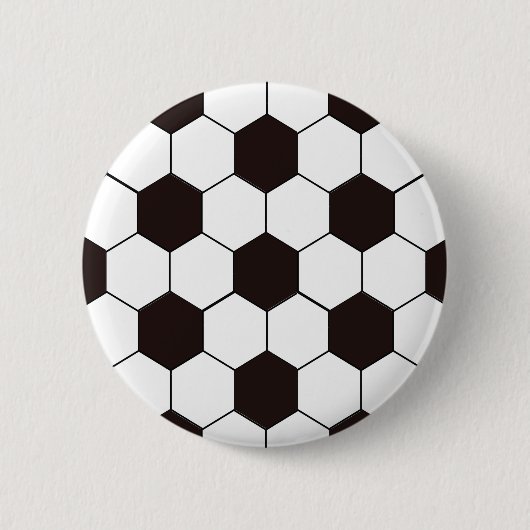 Voetbal | Football patroon Ronde Button 5,7 Cm (Voorkant)