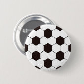 Voetbal | Football patroon Ronde Button 5,7 Cm (Voorkant /achterkant)