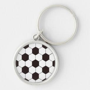 voetbal Football patroon Sleutelhanger