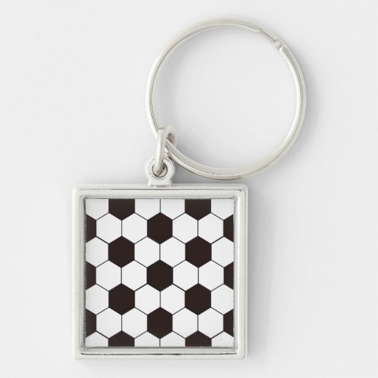 voetbal | Football patroon Sleutelhanger (Voorkant)