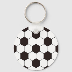 voetbal   Football patroon Sleutelhanger