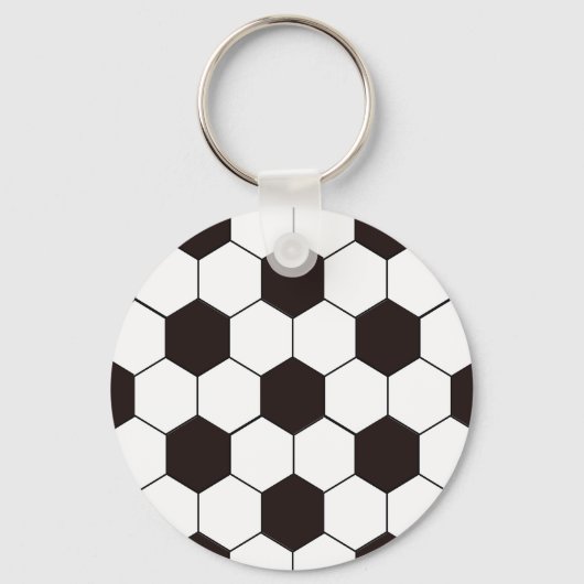 voetbal | Football patroon Sleutelhanger (Voorkant)