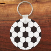 voetbal | Football patroon Sleutelhanger (Voorkant)