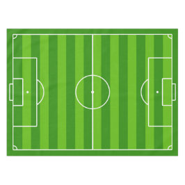 Voetbal/Football Pitch Table Cloth Tafelkleed