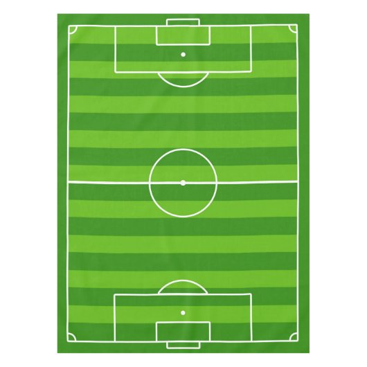 Voetbal/Football Pitch Table Cloth Tafelkleed (Voorkant)