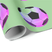 Voetbal Football Pop Art Cadeaupapier (Rol Hoek)