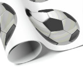 Voetbal Football Pop Art Cadeaupapier (Rol Hoek)