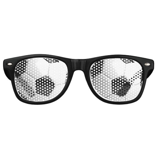 Voetbal Football Retro Zonnebril (Voorkant)
