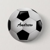 Voetbal  Football Ronde Button 5,7 Cm (Voorkant)
