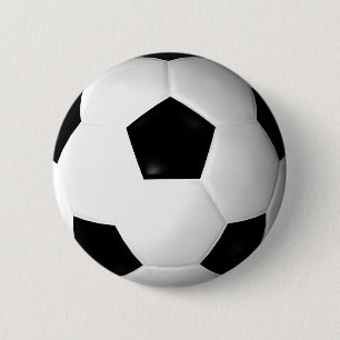VOETBAL ( FOOTBALL ) RONDE BUTTON 5,7 CM