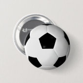 VOETBAL ( FOOTBALL ) RONDE BUTTON 5,7 CM (Voorkant /achterkant)