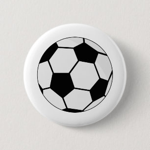 Voetbal Football Ronde Button 5,7 Cm