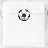 Voetbal Football Ronde Sticker (Tas)