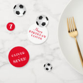 Voetbal Football Rood Kind Confetti (Groep)