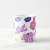 Voetbal football roze paarse spel koffiemok (Center)