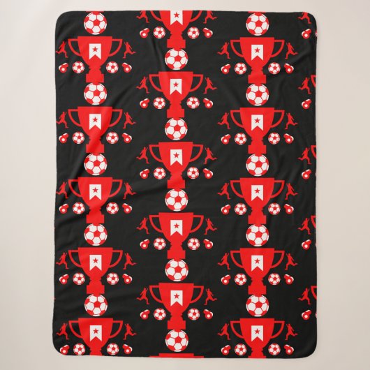 Voetbal Football Sherpa Deken (Voorkant)