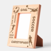 Voetbal (Football) Speler Aangepaste naam Gegraveerde Lijstjes (Links)