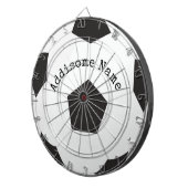Voetbal Football spelruimte Zwart-wit Dartbord (Voorkant Rechts)