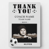 Voetbal Football Sport Foto Coach Fotoplaat (voorkant)