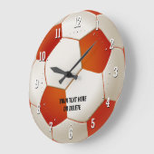  Voetbal | Football Sport Gift Grote Klok (Hoek)