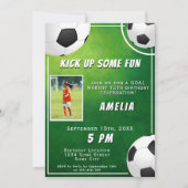 Voetbal Football Sport Kids Verjaardag Kaart (Voorkant)