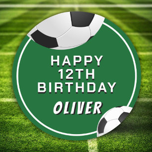 Voetbal Football Sport Kids Verjaardag Ronde Sticker