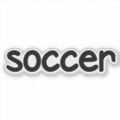 Voetbal, football, Sport, Sport, Hobby, hobbies, v Sticker (Voorkant)