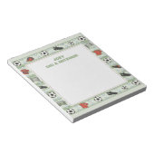 Voetbal Football Sport Thema Gepersonaliseerde Mit Notitieblok (Schuin)