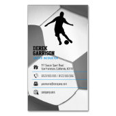 Voetbal | Football-sportcoach Magnetisch Visitekaartje (Voorkant Verticaal)