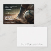 Voetbal | Football-sportcoach Visitekaartje (Voorkant / Achterkant)