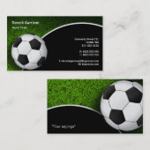 Voetbal | Football-sportcoach Visitekaartje (Voorkant / Achterkant)