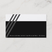 Voetbal | Football-sportcoach Visitekaartje (Achterkant)