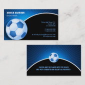 Voetbal | Football-sportcoach Visitekaartje (Voorkant / Achterkant)
