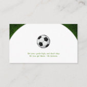 Voetbal | Football-sportcoach Visitekaartje (Achterkant)