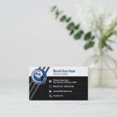 Voetbal | Football-sportcoach Visitekaartje (Staand voorkant)