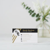 Voetbal | Football-sportcoach Visitekaartje (Staand voorkant)