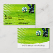 Voetbal | Football-sportcoach Visitekaartje (Voorkant / Achterkant)