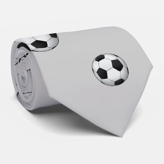 Voetbal (football) stropdas (Opgerold)