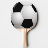 Voetbal  Football Tafeltennisbatje (Achterkant)