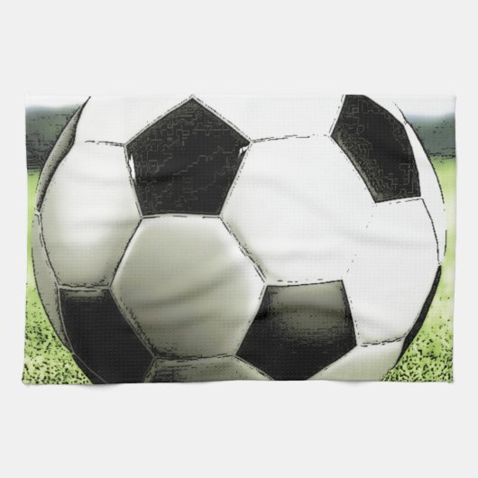 Voetbal - Football Theedoek (Horizontaal)