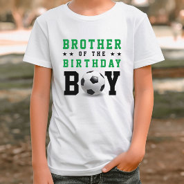 Voetbal Football Verjaardagsfeestje broertje T-shirt