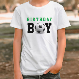 Voetbal Football Verjaardagsjongen Dagfeest T-shirt
