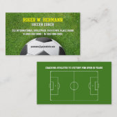 Voetbal Football Visitekaartje (Voorkant / Achterkant)