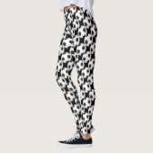 Voetbal (Football) Zwart-wit legende Leggings (Links)