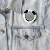 Voetbal foto badge ronde button 5,7 cm (In situ)