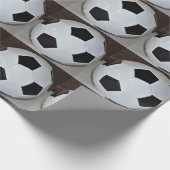 voetbal Foto Cadeaupapier (Hoek)